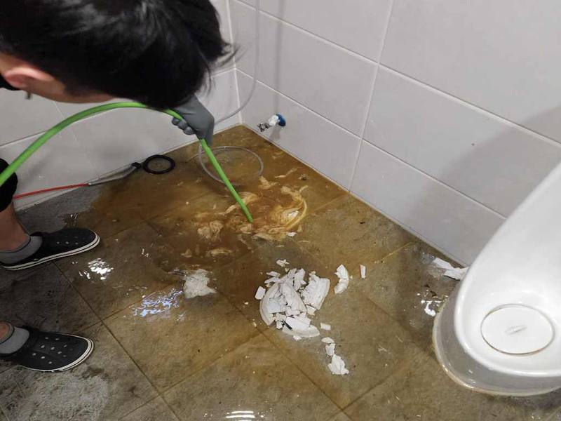 고양 하수구역류 작업사례